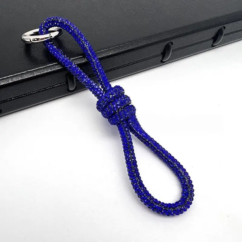 Hanging Unique Accessory For Events Butterfly Knot Crystal Pendant Keychain For Phones Delicate Bag Ornament