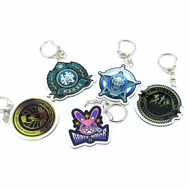 Game Zenless Zone Zero Nekomiya Mana Billy the Kid Nicole Demara Cosplay Costumes Key Chain Keychain Accessories Pendant