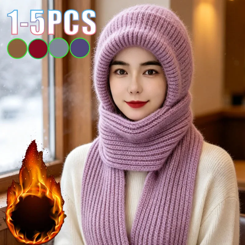 conjunto-de-gorro-e-cachecol-de-inverno-para-mulheres-1-5-pecas-trico-grosso-quente-e-a-prova-de-vento-protetor-de-pescoco-para-caminhadas-e-corridas-em-climas-frios