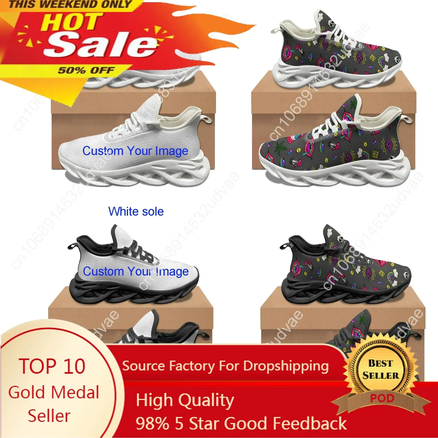 Custom Made Subliminal Print New Women Men Sports Shoes Sneakers
