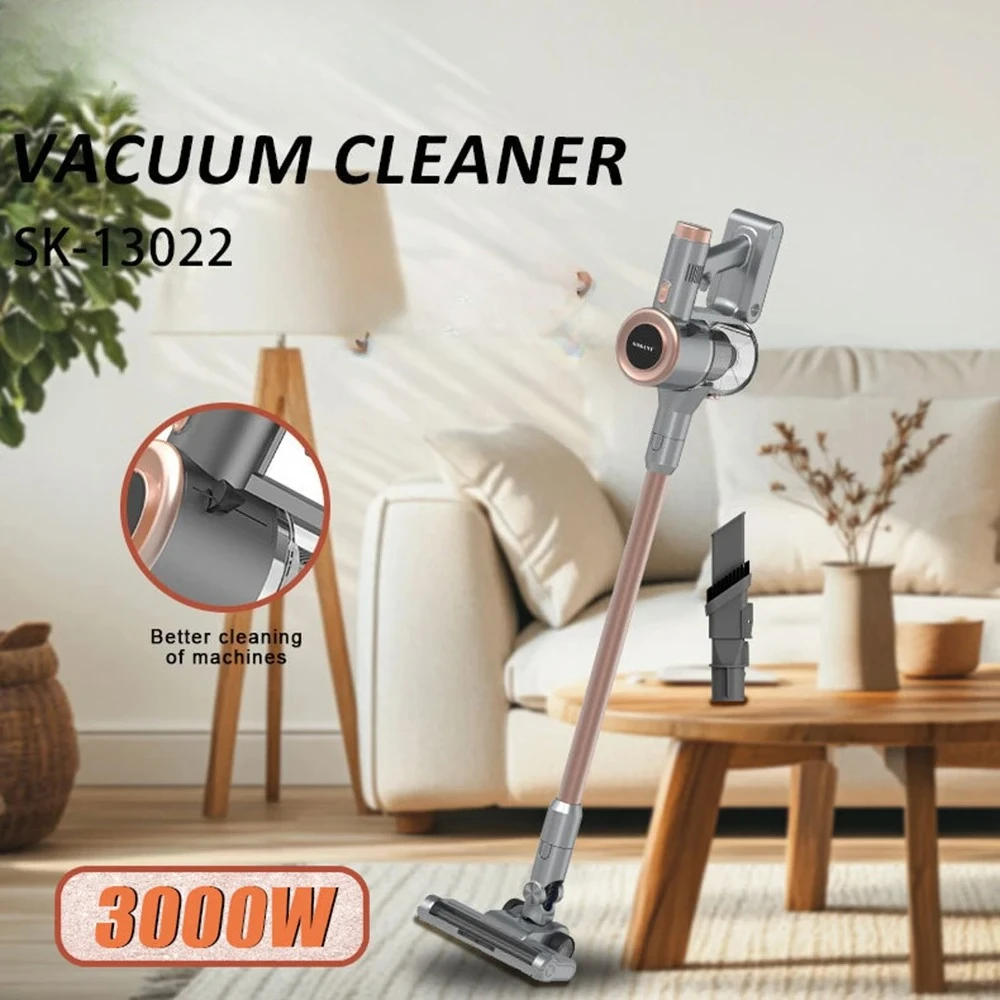 Cordless Vacuum Cleaner, Vacuum Cleaner with Charging Function, Suitable for Carpets, Pet Hair, Hard Floors and Animal Hair