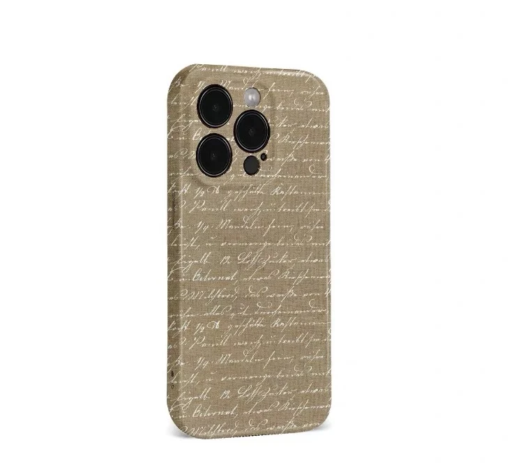 Etui na telefon z akrylu z motywem brązowego sztuki do IPHONE 17 Air 16E 15 PROMAX 14 Plus 13 12 MINI 11 PRO 16Plus XR XS