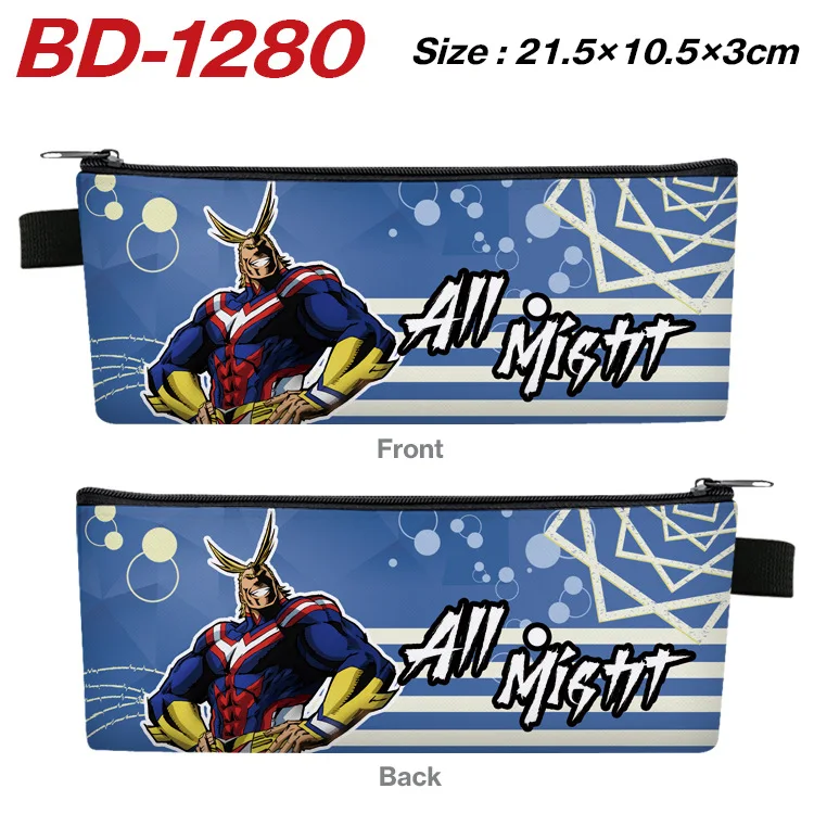 My Hero Academia Anime Cartoon Storage Bag Portable Pencil Bag Pencil Pouch Colourful Student Stationery