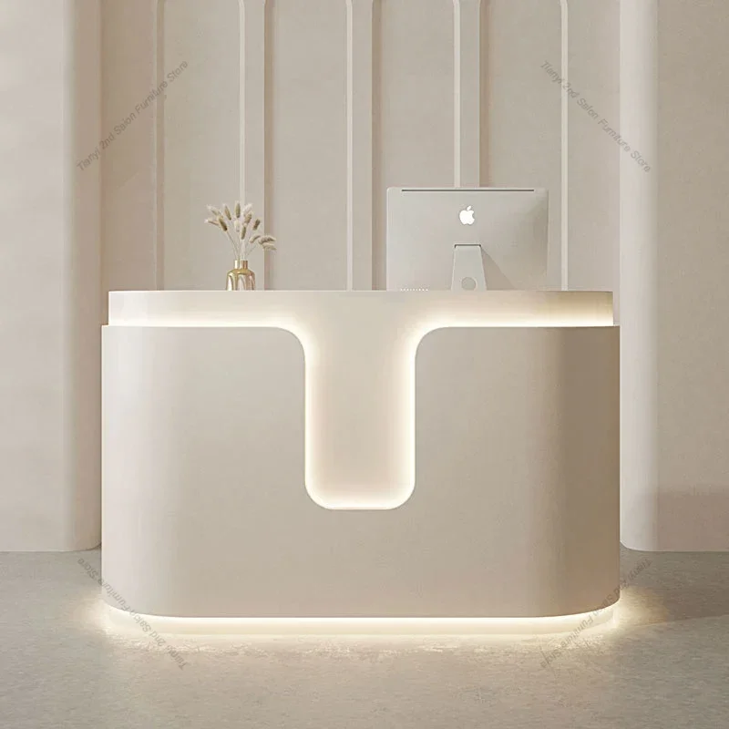 

Italian Style Designer Reception Desks Modern Clothing Store Beauty Salon Reception Desks Simplicity Furniture Receptionen HBRD