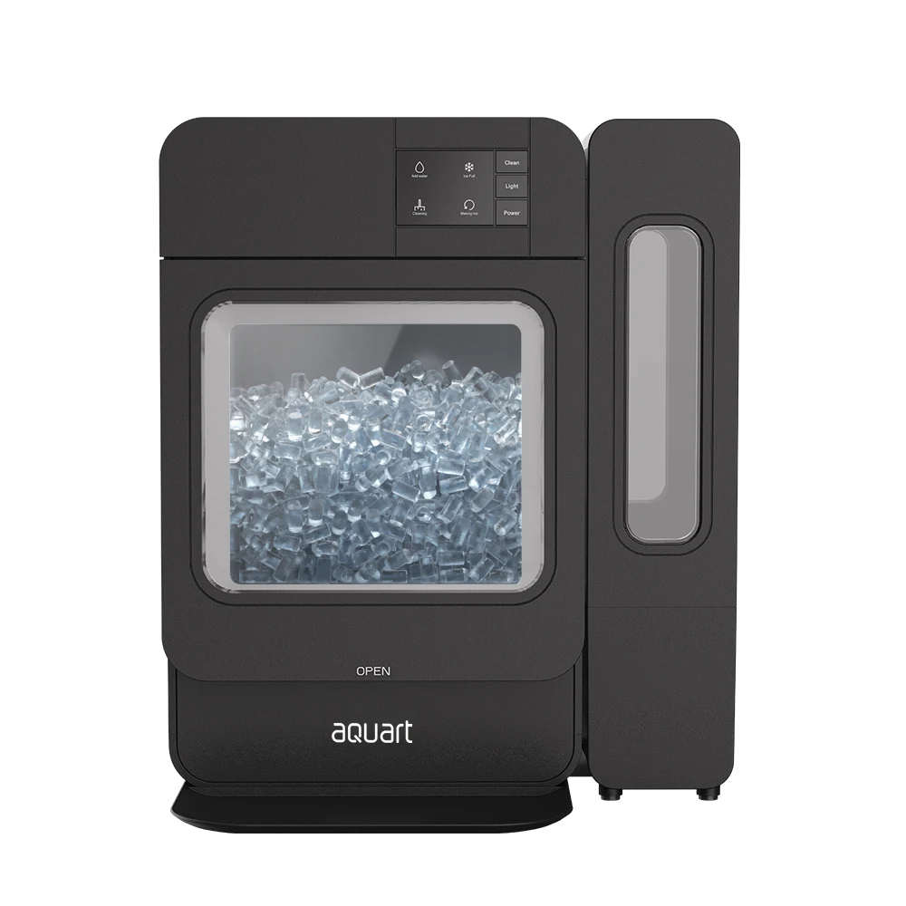 

15kg Per 24H Nugget Ice Counter Top Ice Self-cleaning Pebble Ice 3.4L Water Tank