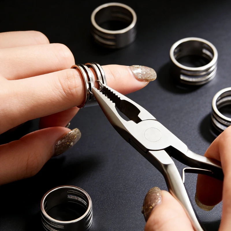 1/2/3Pcs Stainless Steel Jump Ring Opener Pliers - For Opening Closing Jump Rings For Jewelry Making Beading DIY Tool Supplies