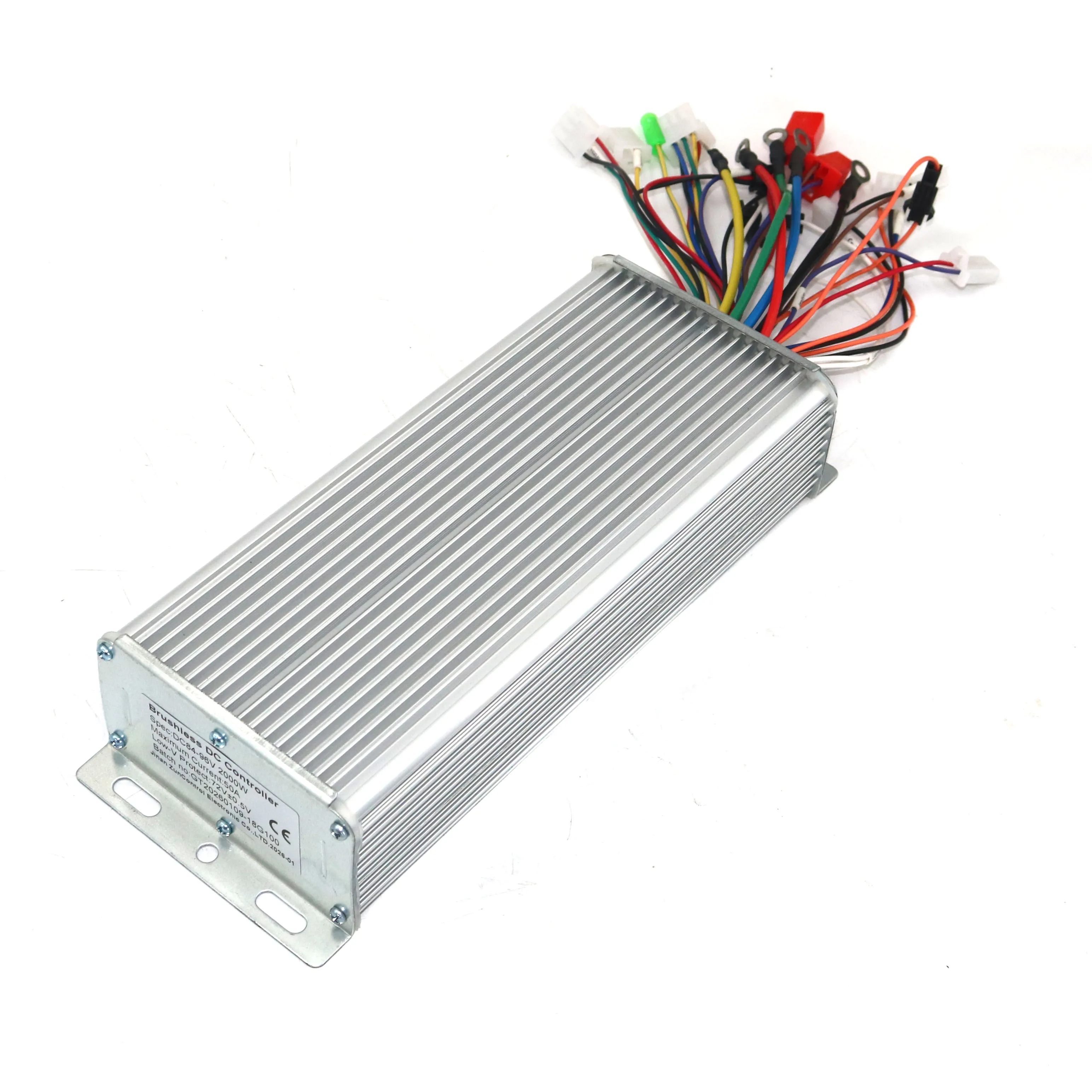 

GREENTIME Sensor/Sensorless Dual Mode 84-96V 2000W 50A BLDC Motor Controller E-bike Brushless Speed Controller