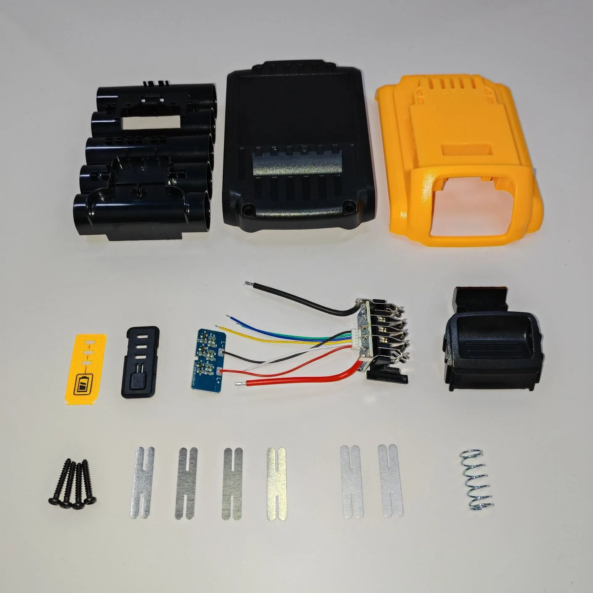 Picture 3: Li-ion Battery Plastic Case BSM PCB Charging Protection Circuit Board Box Shell Housings For Dewalt  18V DCB182 20V DCB203
