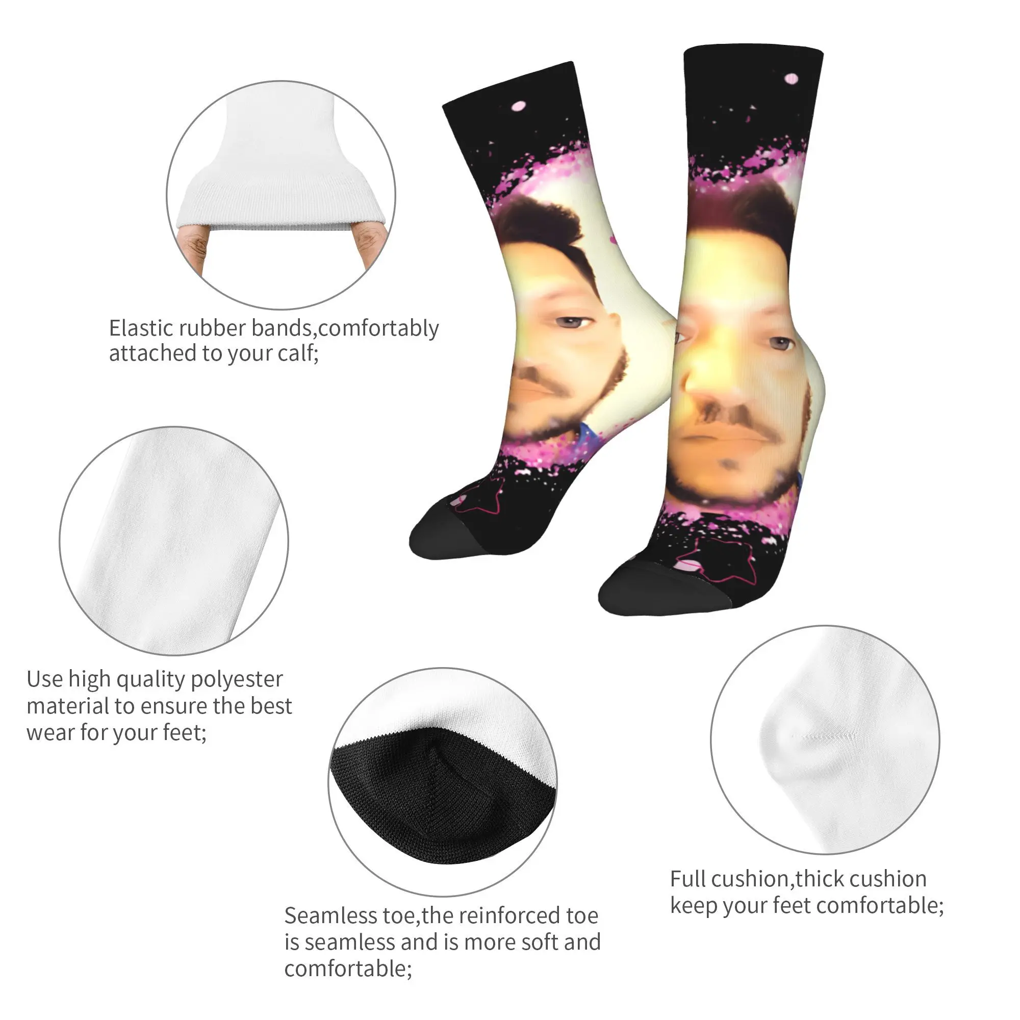 الكبار الرجال الجوارب غير العملية جوكرز Sals جوارب فولكانوس المضادة للانزلاق عالية الجودة الجوارب الخريف الجدة تصميم الدراجات الجوارب