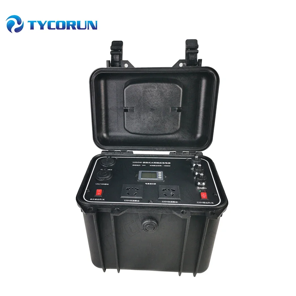 Tycorun ac 110v 220v portable power station 1000wh emergency solar power generator portable power supply