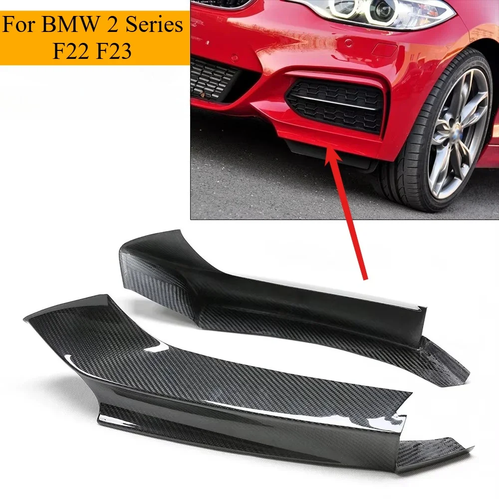 

Dry carbon fiber front splitter is suitable for BMW 2 Series F22 F23 M235i M240i 225i-M 2014 front bumper body kit.