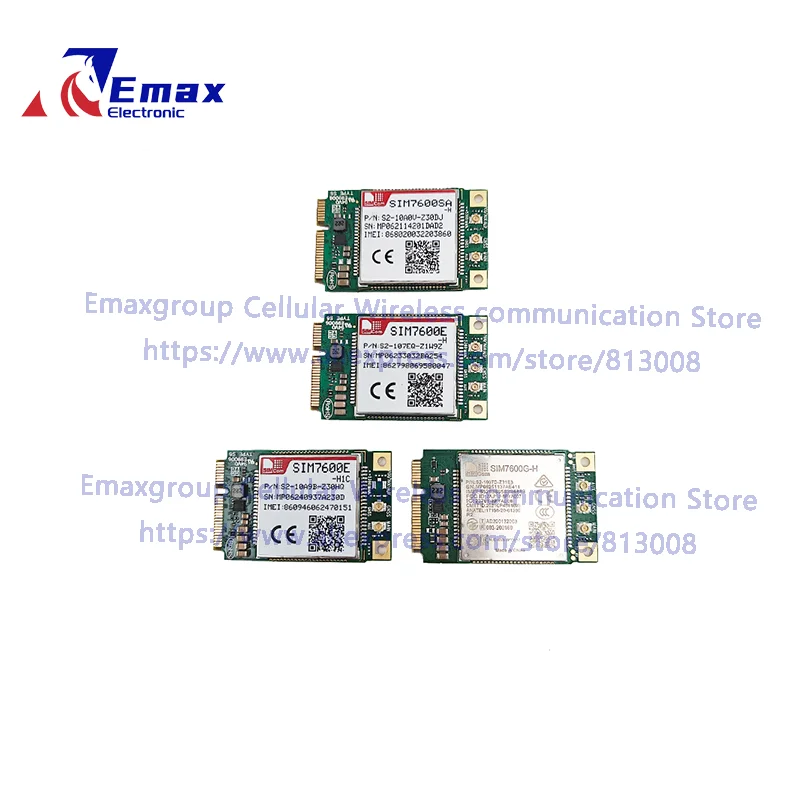 In Stock SIMCOM PCIE LTE CAT4 Module with Accessories SIM7600G-H SIM7600E-H SIM7600SA-H SIM7600JC-H SIM7600E-H1C SIM7600E-L1C