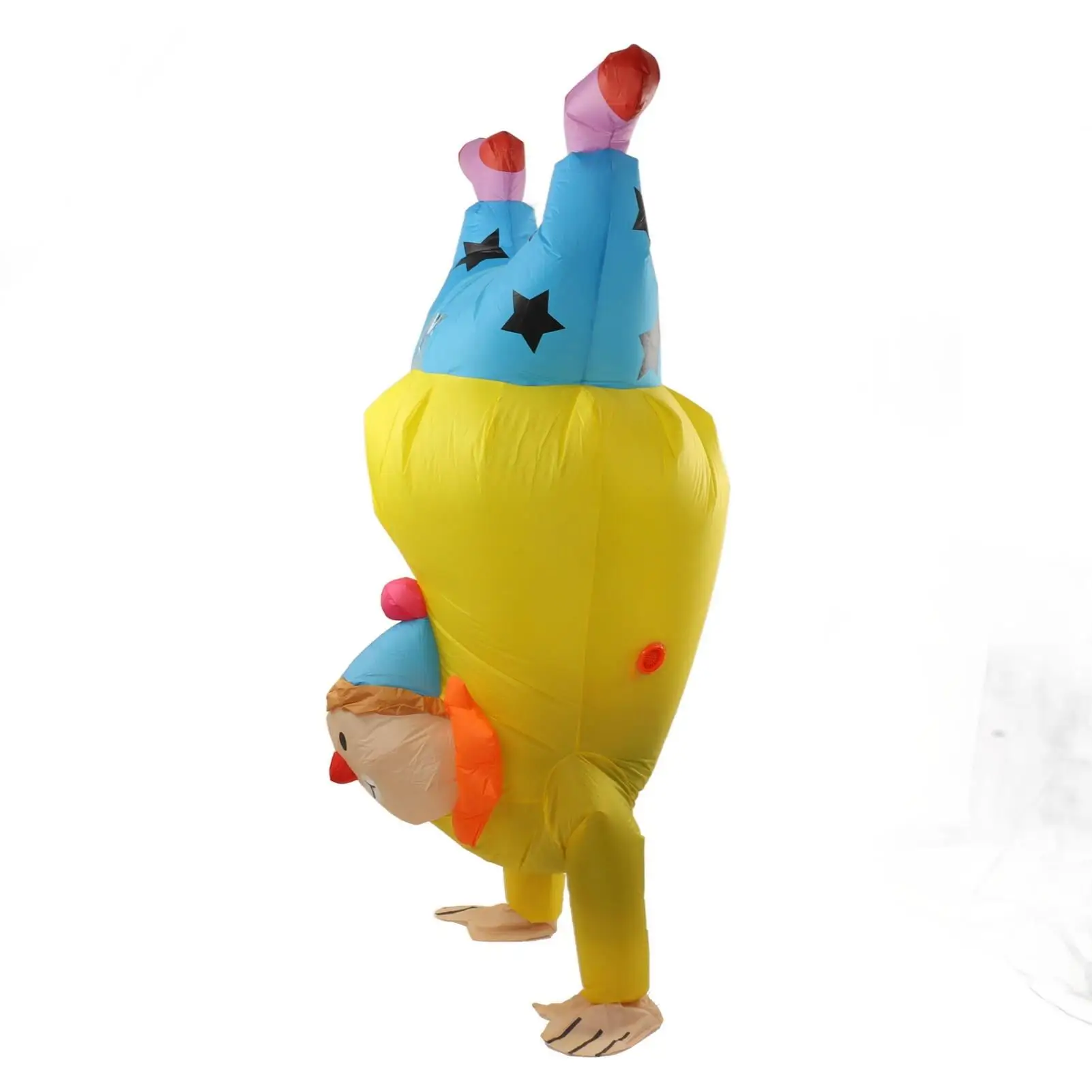 Upside Down Clown Inflatable Costume for adults - Fun Halloween Costume for Parties & Events