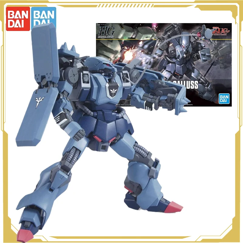 Bandai Originele HGUC183 Galluss-J AMX-101E Model Assemblage Action Figure Speelgoed voor Jongens Meisjes Kids Gift Collectible Ornamenten