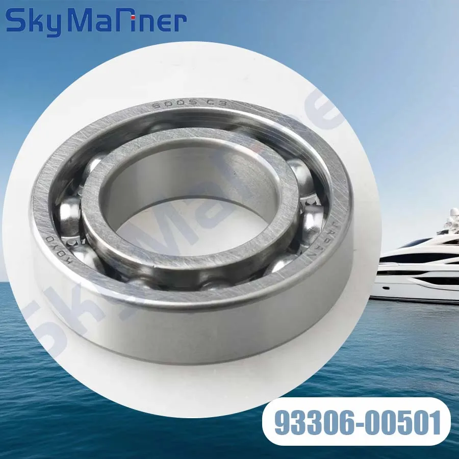 

Bearing 93306-00501 93306-00501-00 for Yamaha Outboard Motor 2T 5HP-20HP 4T F8 Also Fit PWC Snowmobile Boat Engine Aftermarket
