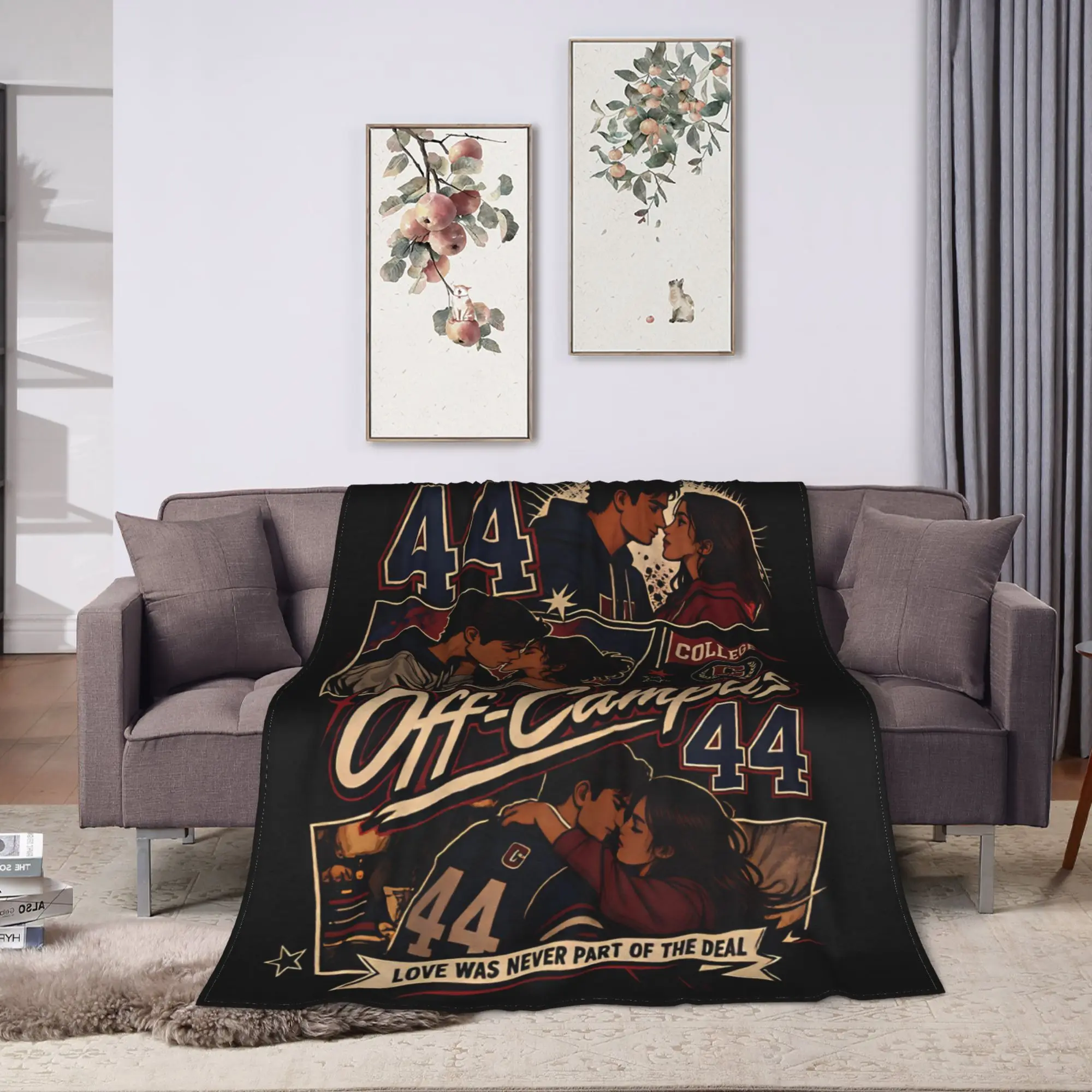 Off Campus Love Was Never Part of The Deal Blankets Quality Soft  Bedding Throws Winter Travel Office Sofa Home Casual Bedspread