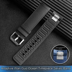 Rubber strap bracelet quick release curved strap 22mm Men's watchband IW376805 IW379503 IW379507 band For IWC Aquatimer Family