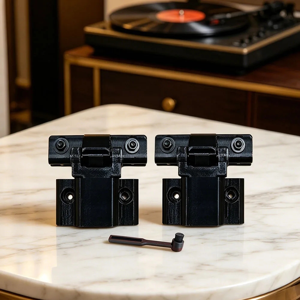 Black Dust Cover Hinges Set for Technics For SL1200 For MK2 MK3D For MK5 MK6 For SL1210 M5G Turntable Replacement