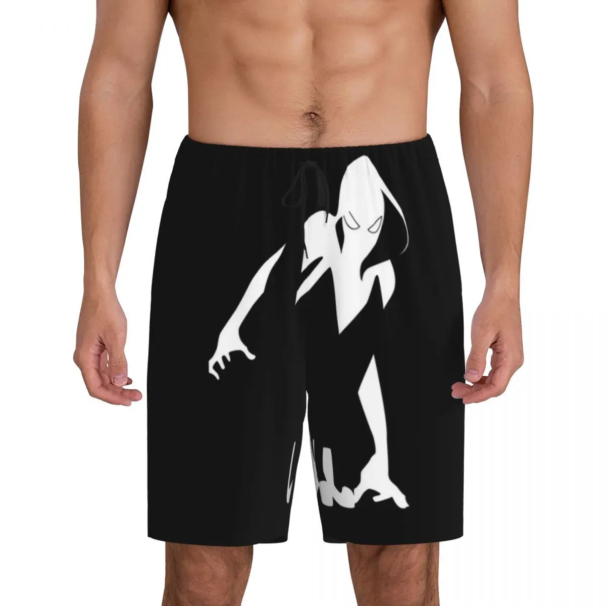 

Custom Print Men's Ghost Spider Girl Pajama Bottoms Sleepwear Pjs Sleep Shorts with Pockets