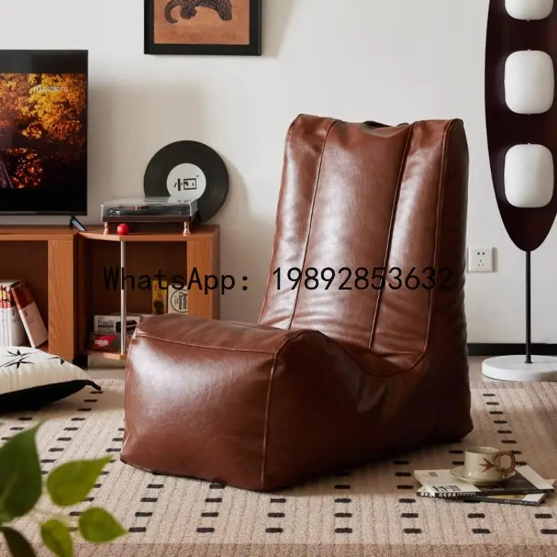YFY Vintage Style Martin Sofa Internet Celebrity Lazy Bedroom Irregular Sofa Chair Retro Living Room Small Apartment