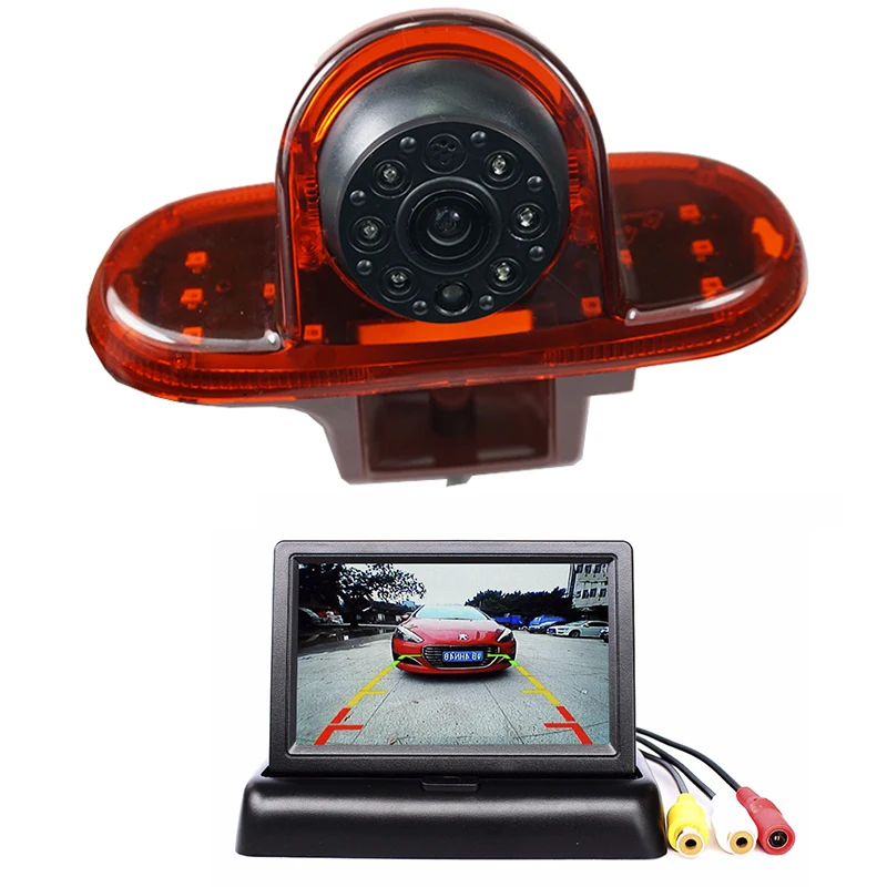 

1080P AHD Car Brake Light Camera for OPEL VAUXHALL VIVARO 2001-2014 TRAFIC 2001-2014 COMBO 2001-2011 With 4.3" LCD Monitor