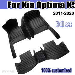Custom Made Leather Car Floor Mats For Kia Optima K5 DL3 2011 2012 2013 2014 2015 2016 2017 2018 2019 2020 Foot Pads Accessories