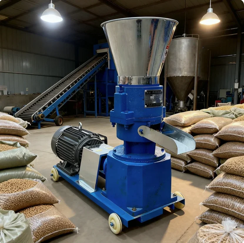 High Productivity Feed Pellet Machine Pellet Mill Feed Processing Animal Granulator Pelletizer