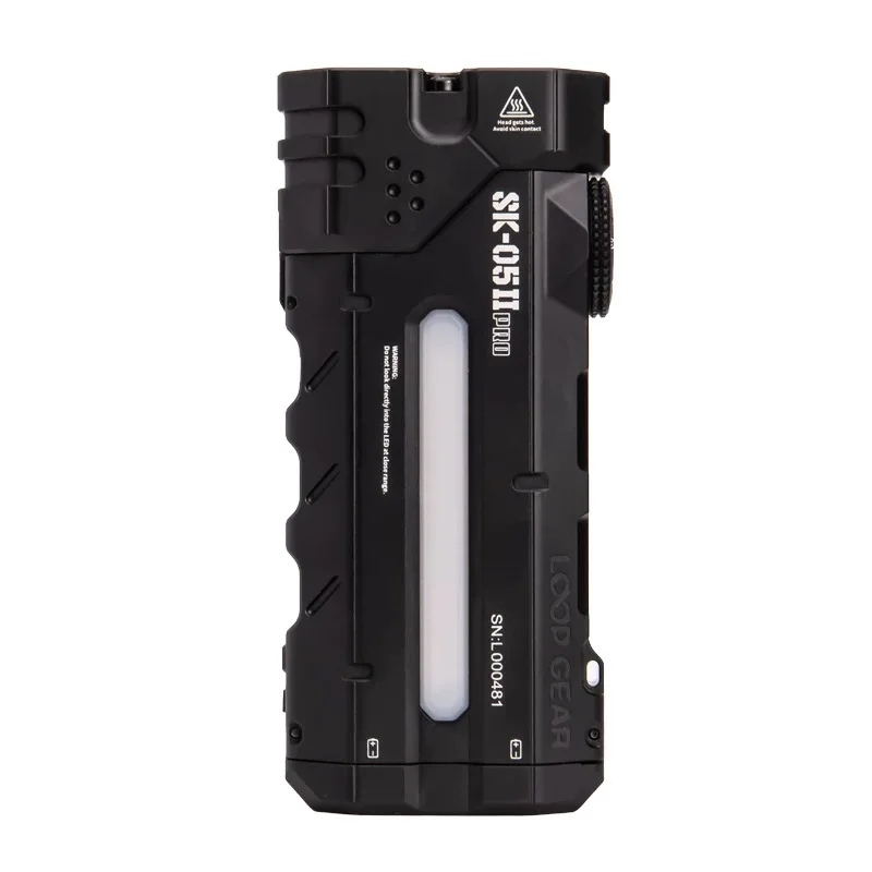 Loop Gear SK05 II PRO High CRI LED RGB Side FlashLight 410m 5000lm 8000mAH Magnetic Tail UV Toch Lamp