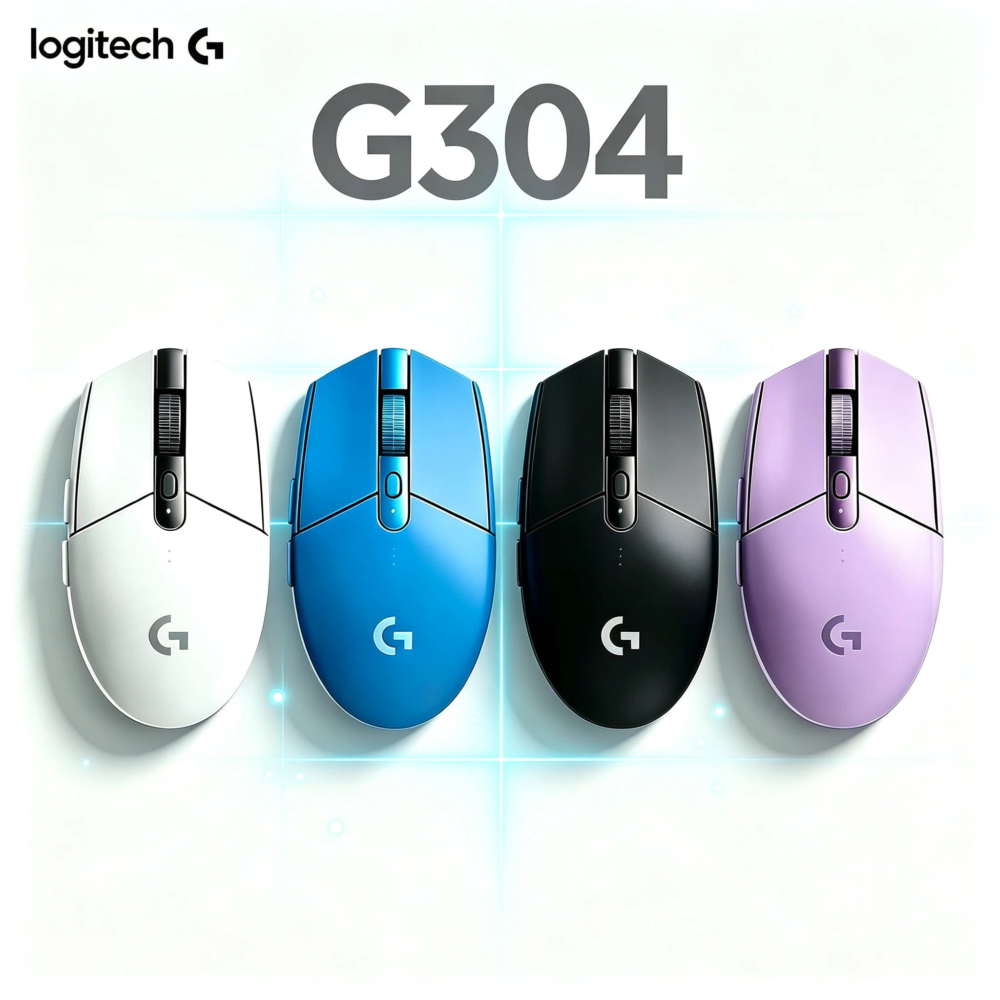 Logitech G304 Original 2.4G Wireless Gaming Mouse 6 Keys For CS2 PUBG Valorant LOL Gamer