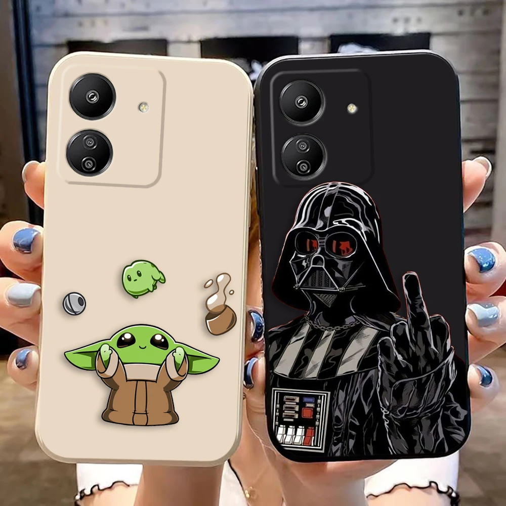 Disney S-Star W-Wars Y-Yoda Cover Phone Case For Redmi A1 A2 8 9 9C 9T 10 10C 12 12C 13C 14C K30 K40 K30 NOTE 9S 10 9 Case Funda