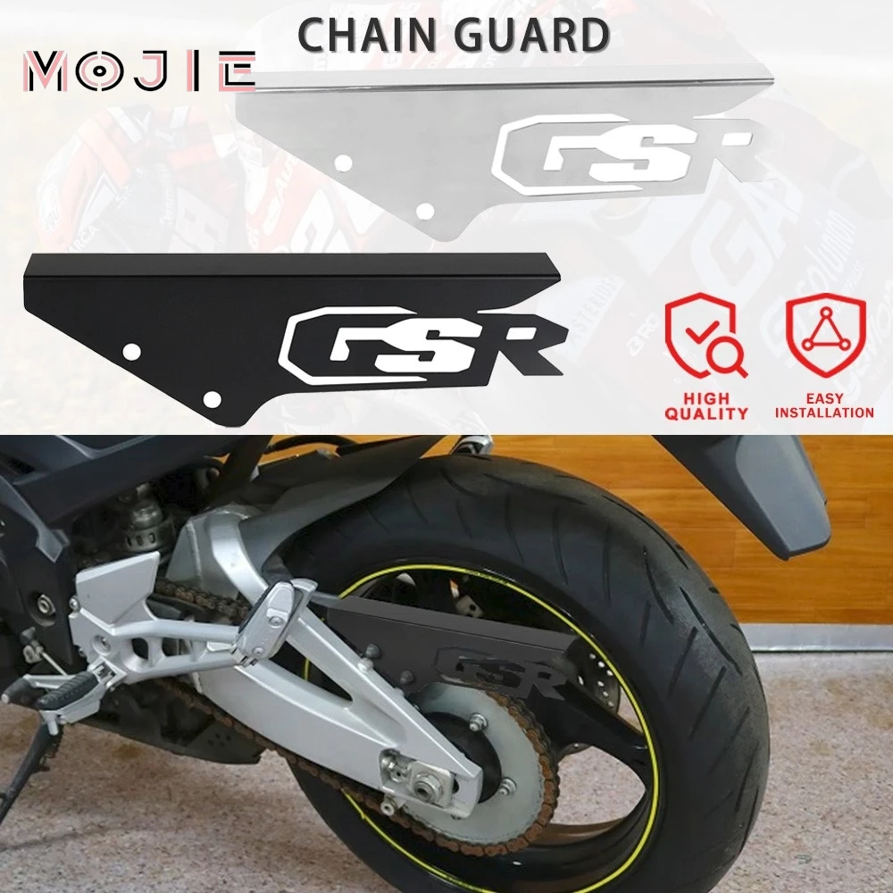 

Motorcycle Accessories Chain Guard Protection For SUZUKI GSR400 GSR 400 GSR600 GSR 600 2006-2017 2016 Chain Belt Guard Cover