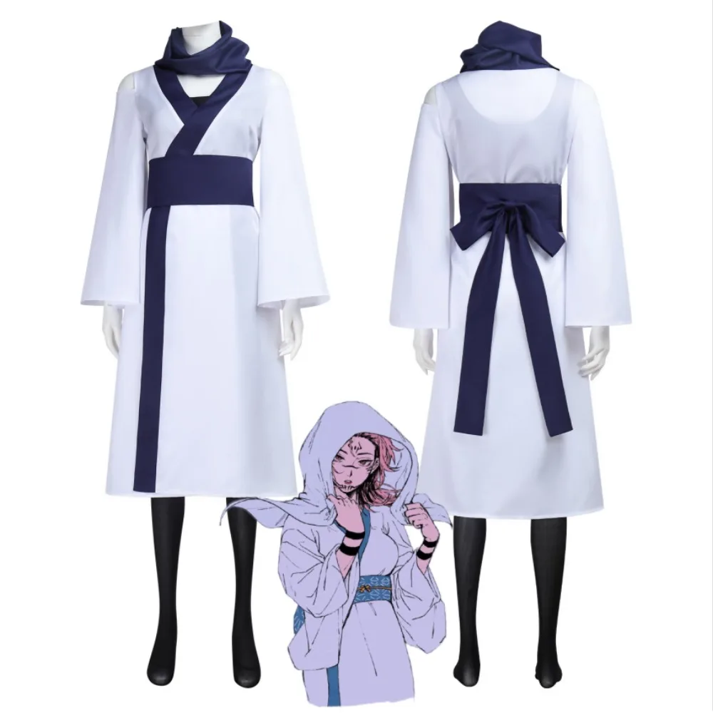 

Jujutsu Kaisen Ryomen Sukuna Gender Swap Female Kimono Cosplay Costume Women Comic Con Halloween Role Play Outfit