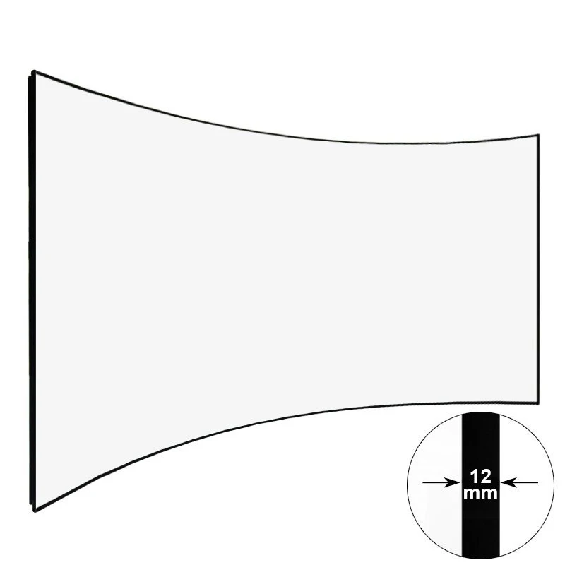 Projection Screen Top Quality Curved Frame Screen Laser Outdoor Free Spare Parts Wall Mounted