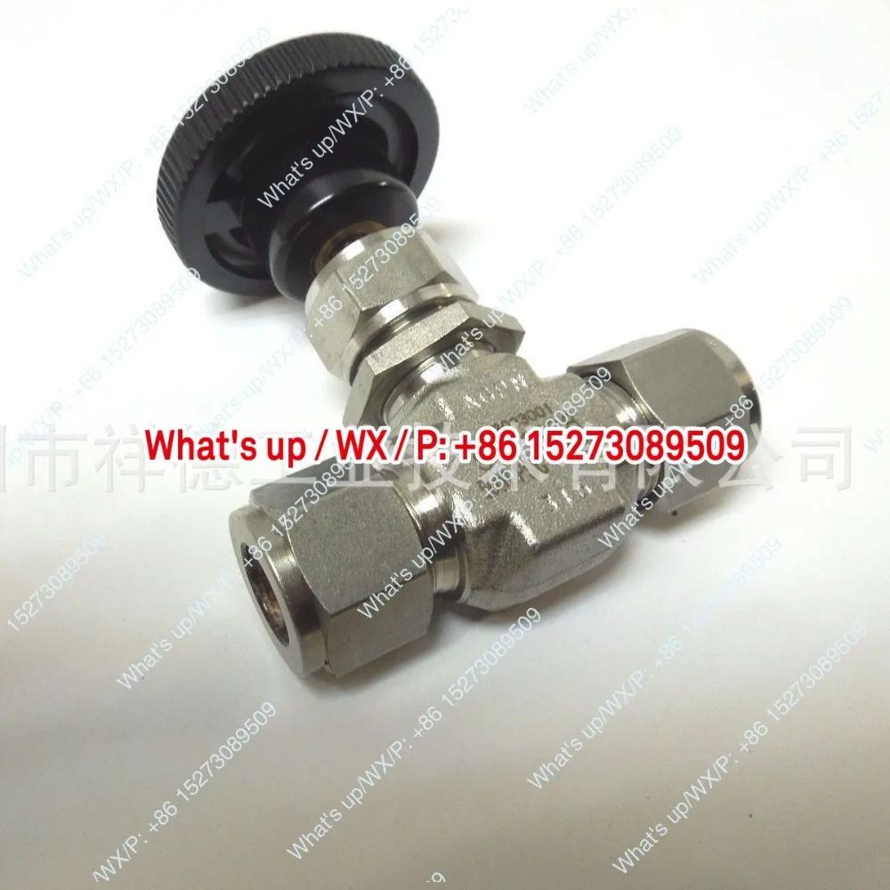 American PCTFE stem tip 316 integral valve cap needle valve SS-1KS12MM