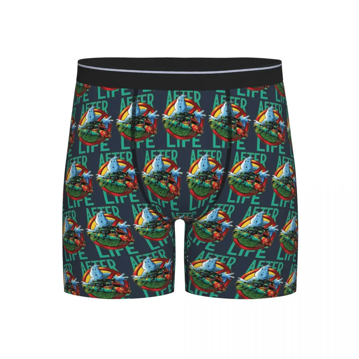 

Long Boxer Underpants Shorts Ghostbusters Panties Men's Ventilate Underwear for Homme Man Boyfriend Gift