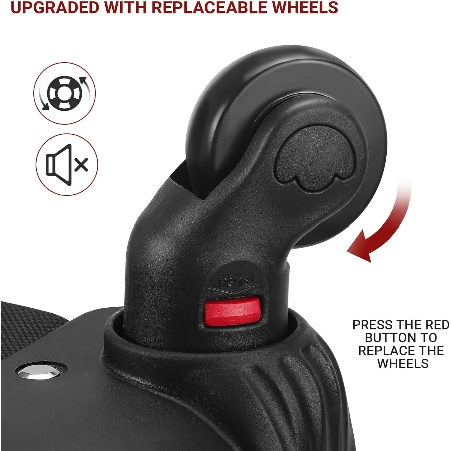 حقيبة ظهر دوارة مع 4 عجلات إضافية - أمتعة سفر تحت المقعد مقاومة للماء معتمدة من شركة الطيران مقاس 18 * 14 * 8 منتج شخصي Su #3