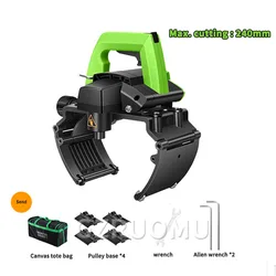 ZD240 Round Tube Cutting Beveiling Machine Handheld Stainless Steel Tube Electric Chamfering Tool Multifunction Clamping Device