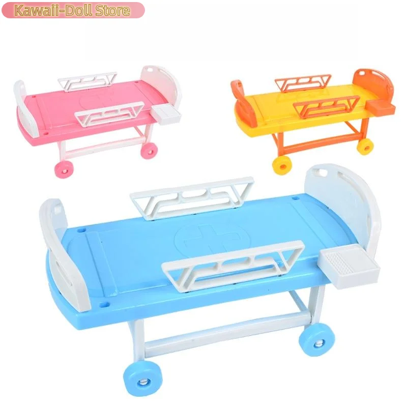 1 Peça Cama de Hospital de Simulação para Brincar de Médico e Enfermeiro(a), Acessório de Brinquedo para Bonecas, Cama Médica, Brinquedo Infantil para Casa