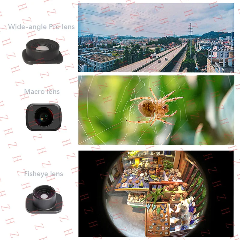 U+ For DJI OSMO Pocket/Pocket 2 Macro Wide-angle Pro Lens Fisheye Lens Accessory
