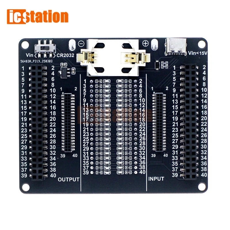 JTAG Cable Test Board JTAG Cable Checker Tester Type-C Test Board Tool Support 2.54mm/1.27mm JTAG Cable Testing