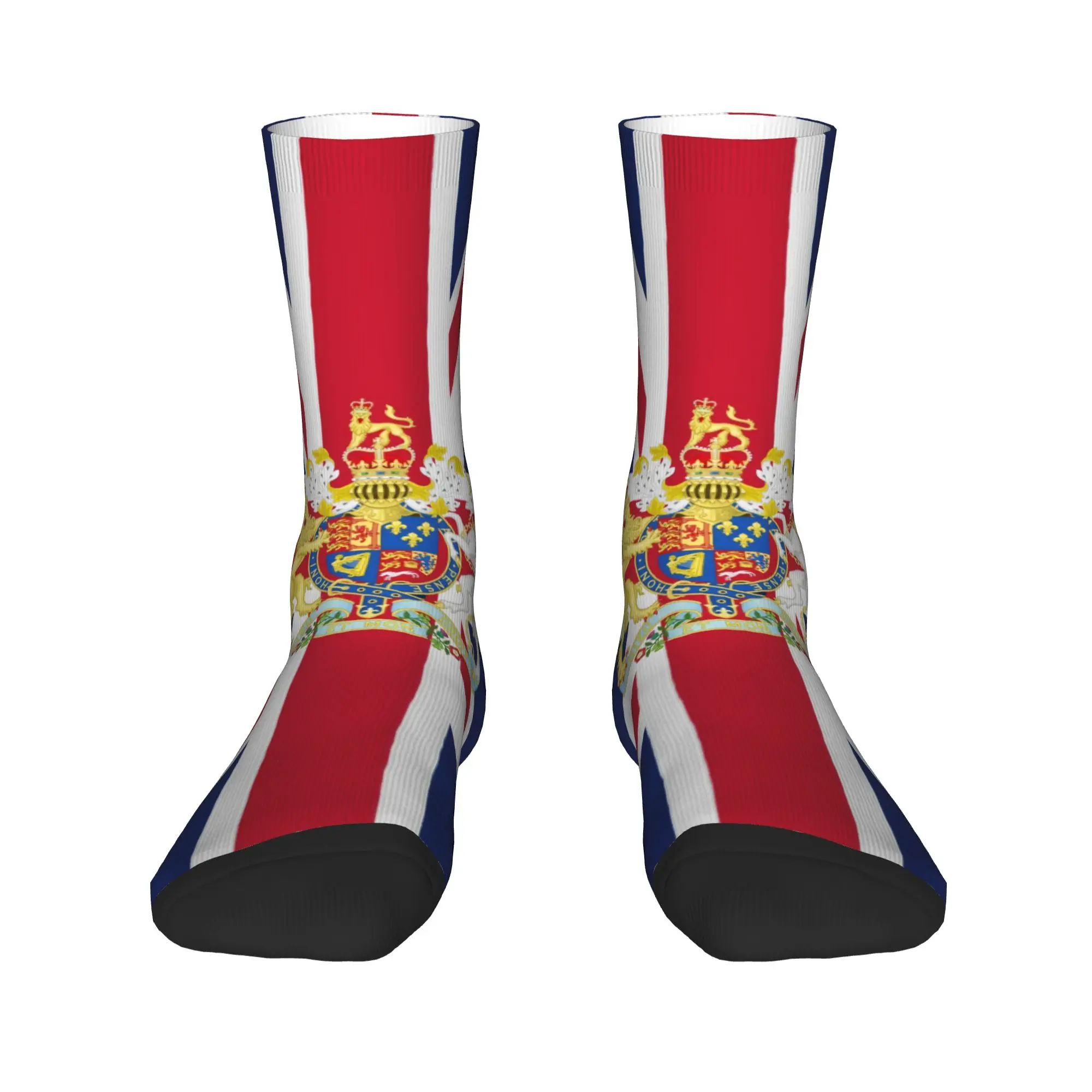 Royal Union Jack Stockings Women Men  Socks High Quality Casual Socks Winter Climbing Anti Skid Graphic Socks Gift