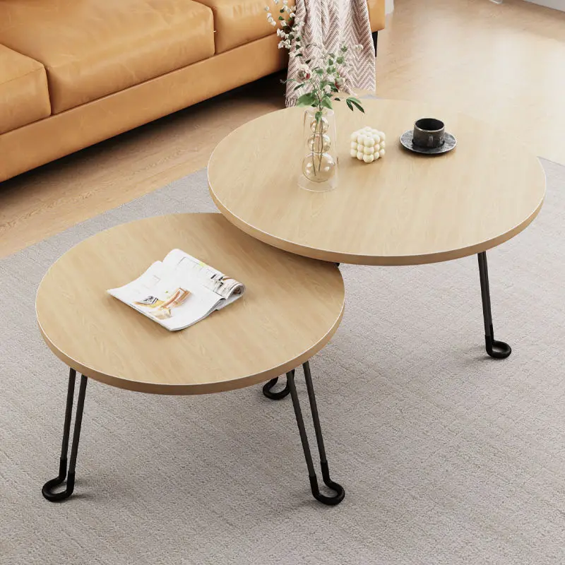 Light Luxury Nordic Living Room Coffee Table Household Round Small Tea Table Multifunctional Creative Small Round Table