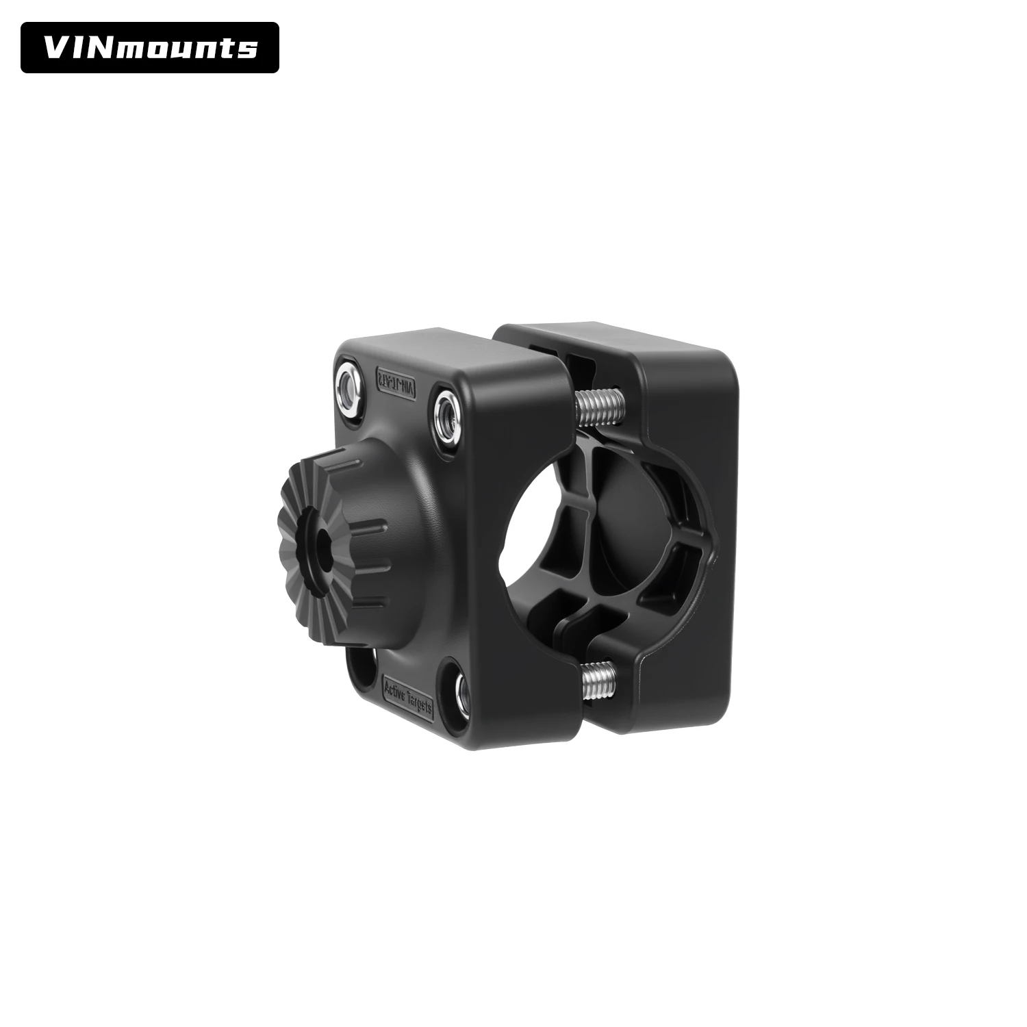 vinmounts-魚群探知機トランスデューサーマウント、ローランスアクティブターゲット用ゼロ度視点、ポール＆トローリングモーター（vin-jt-at2）