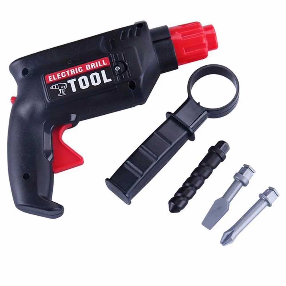 Reparatur Werkzeug Haus Spielen Simulation Reparatur Werkzeug Bohrer Schraubendreher Reparatur Kit Simulierte Elektrische Bohrmaschine Kinder Toolbox Set