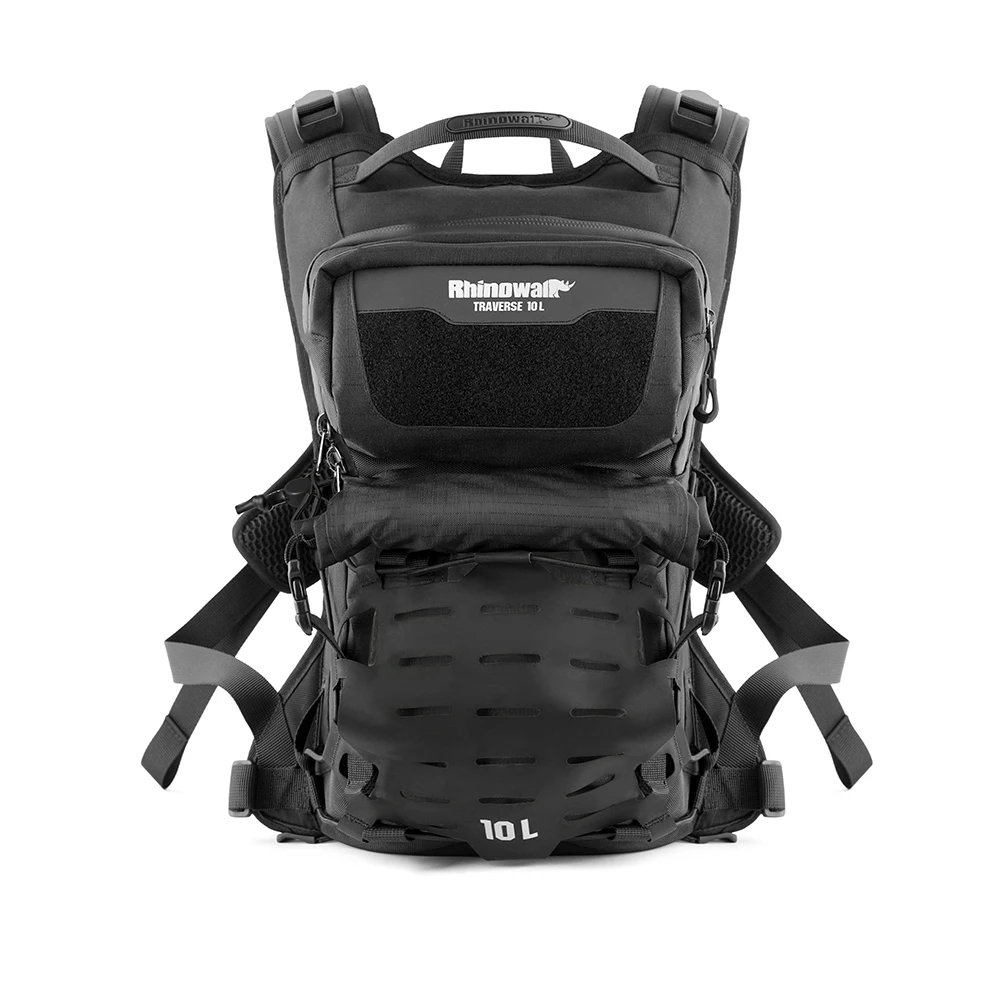 Rhinowalk waterdichte motorrugzak 10L met regenhoes multifunctionele fietsuitbreidingstas telefoontas motoraccessoires