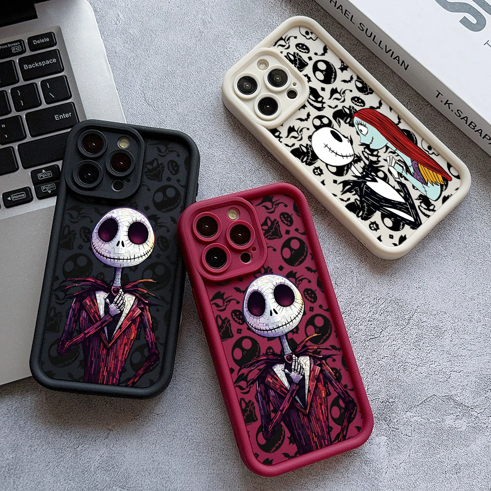 N-Nightmares Before Christmas Handyhülle für Samsung Galaxy S26 S25 S24 S23 S22 S21 S20 FE Ultra Plus 5G Note20 Weiche Hülle Funda