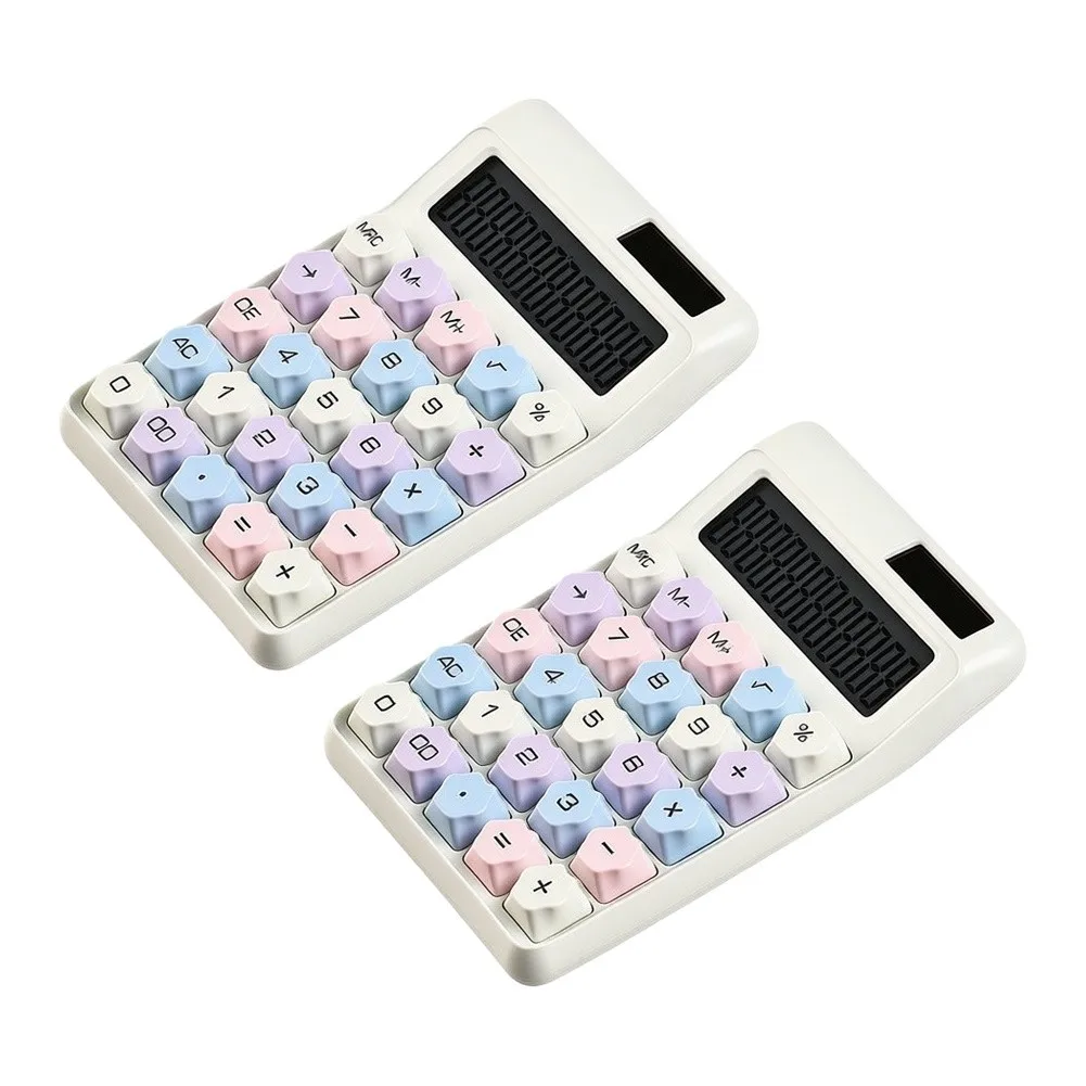 Compact Mechanical Keyboard for Desk Use 11x16cm Size For Dopamine Candy Color Design with Reliable Clicky Key Response