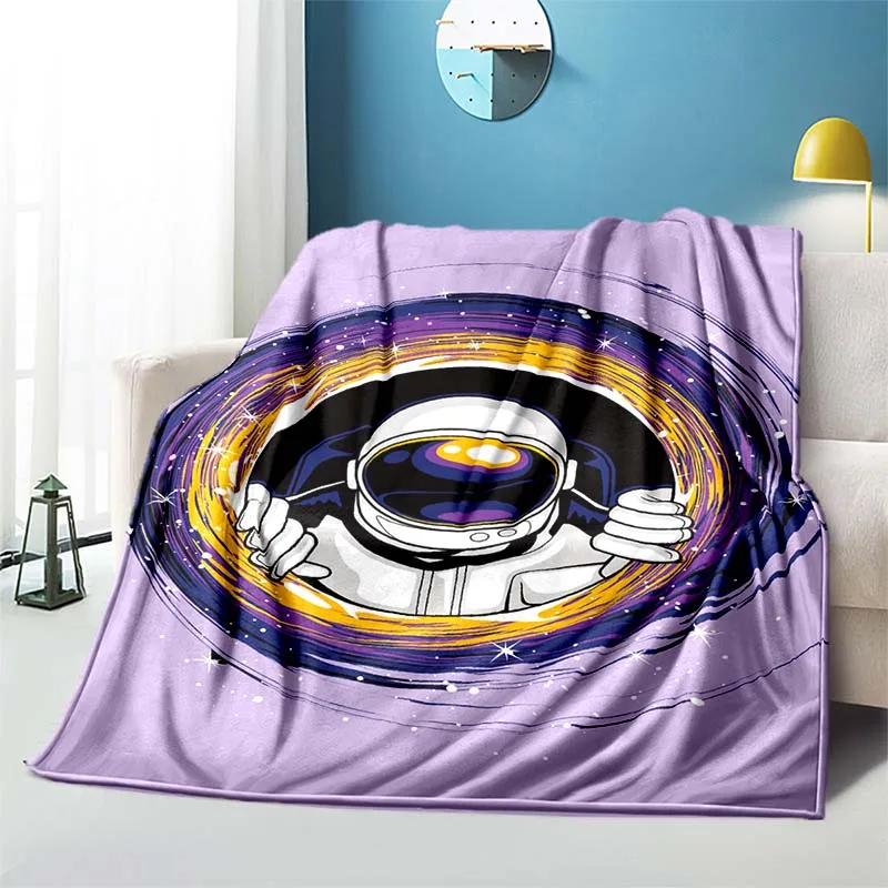 

Cartoon Astronaut blanket sofa blanket air conditioning cover blanket blankets for beds cute blanket children‘s blanket