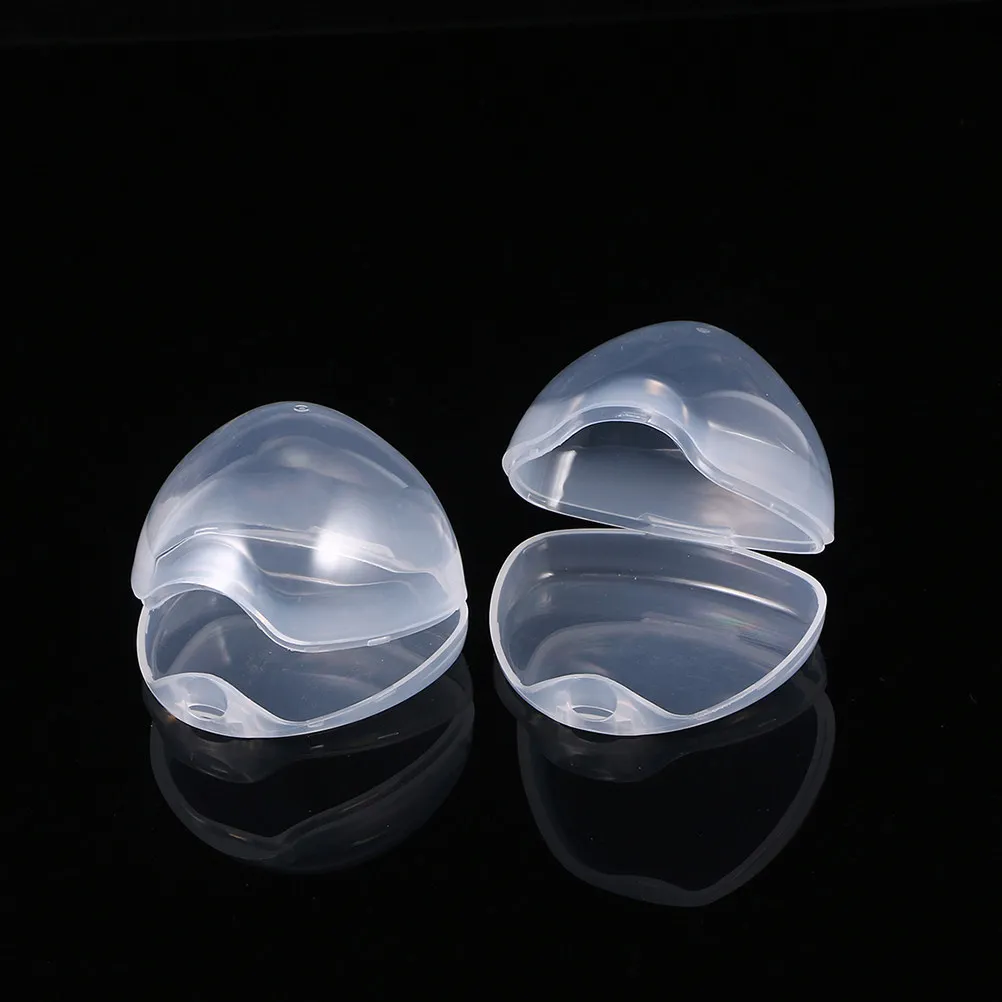 

10pcs Baby Pacifier Case Compact Portable Storage Box For Toddler Kids Molar Holder Transparent Container Travel Safe Durable