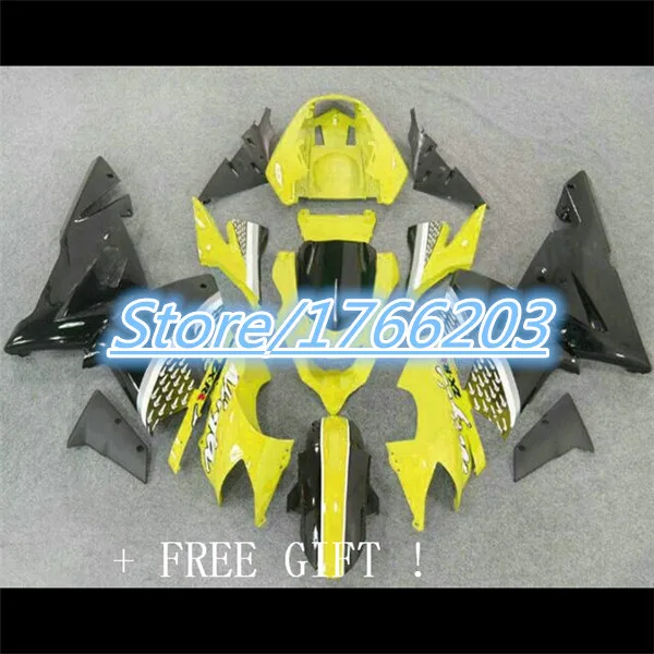 

Танк желтый черный для KAWASAKI NINJA ZX 10R 10 R 2004 2005 04-05 ZX-10R 04 05 ZX10R новый желтый 2004 2005 обтекатели